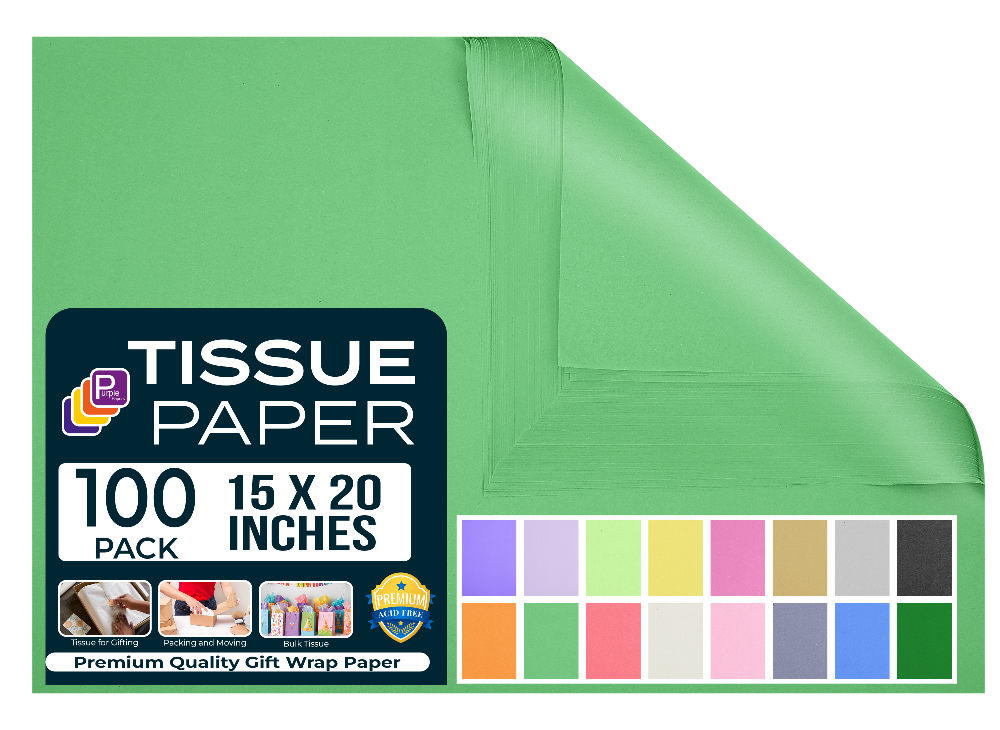 Green Tissue Paper Gift Tissue Paper for Gift Bags
