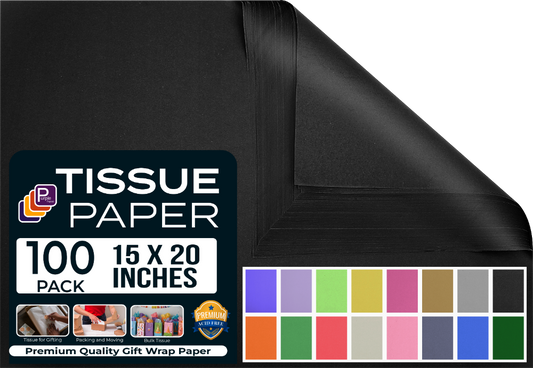 Black Gift Tissue Paper for Gift Bags Gift Wrapping Paper