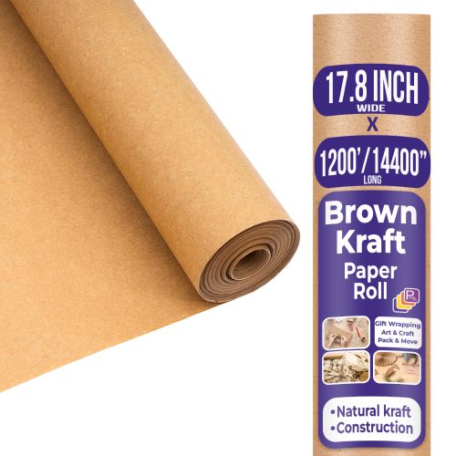 Brown Kraft Paper Roll Construction Paper Shipping Paper Kids Art Paper