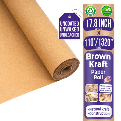 Brown Kraft Paper Roll Construction Paper Shipping Paper Kids Art Paper