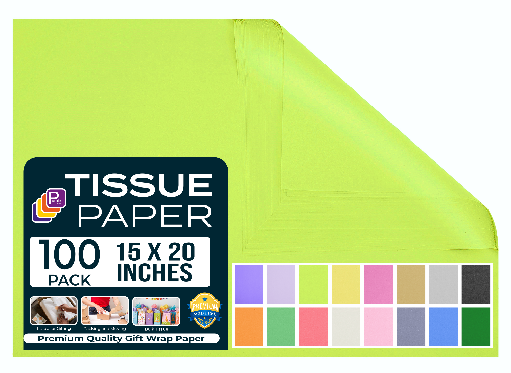 Lime Tissue Paper Gift Tissue Paper for Gift Bags