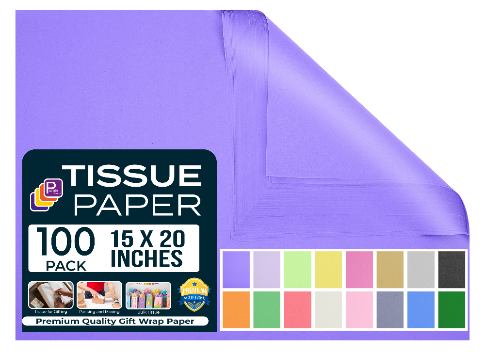 Purple Tissue Paper Gift Tissue Paper for Gift Bags